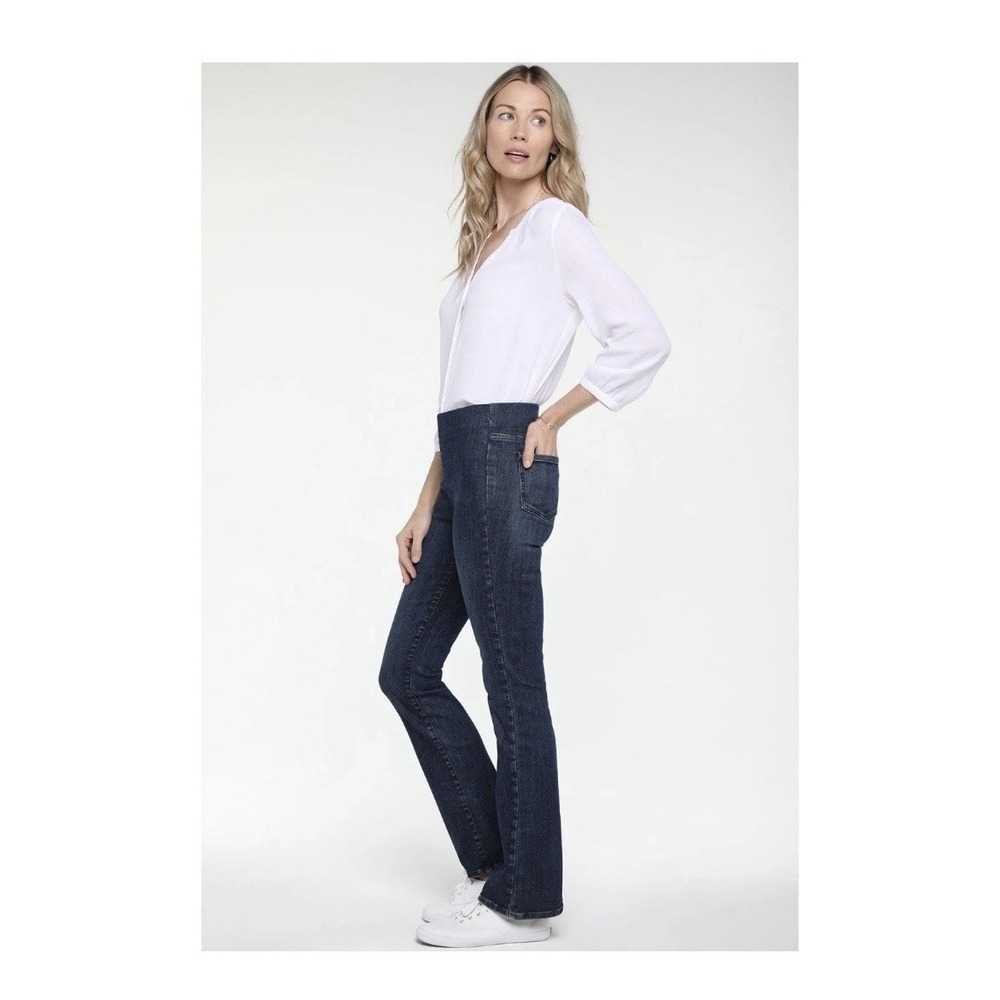 NEW NYDJ‎ Spanspring Pull-On Slim Bootcut Lift Tuck Jeans Kenzie Size Petite 1X